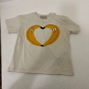 BANANA PRINT JERSEY T-SHIRT